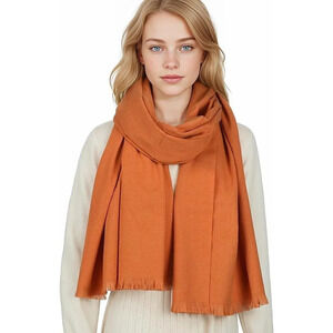 Swat Pany Scarf  For Women Winter Pashmina Shawls For Women Wedding Shawls-Ornge